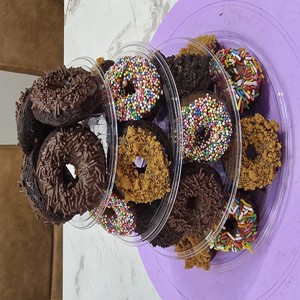 Donut Brownies Tower